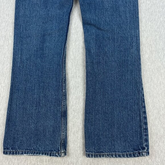 Levis 527 Bootcut Jeans Kids 16 Reg 28x28 100% Cotton Denim Blue Cowboy Ranch - Picture 6 of 15